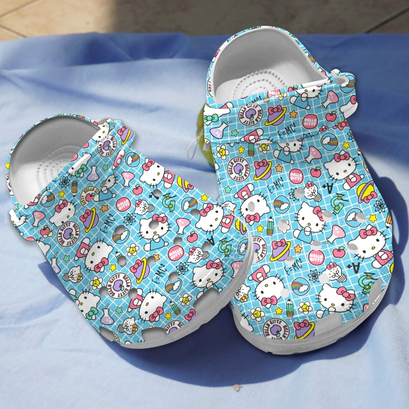 Hello Kitty Cartoon Crocs, Clogs Shoes Comfortable For Men Women and Kids - GNL1465848