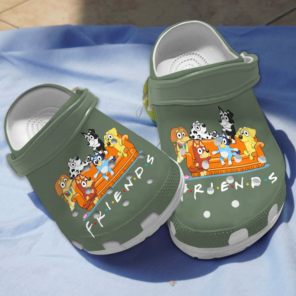 Bluey Cartoon Crocs, Clogs Shoes Comfortable For Men Women and Kids - GNL1465875