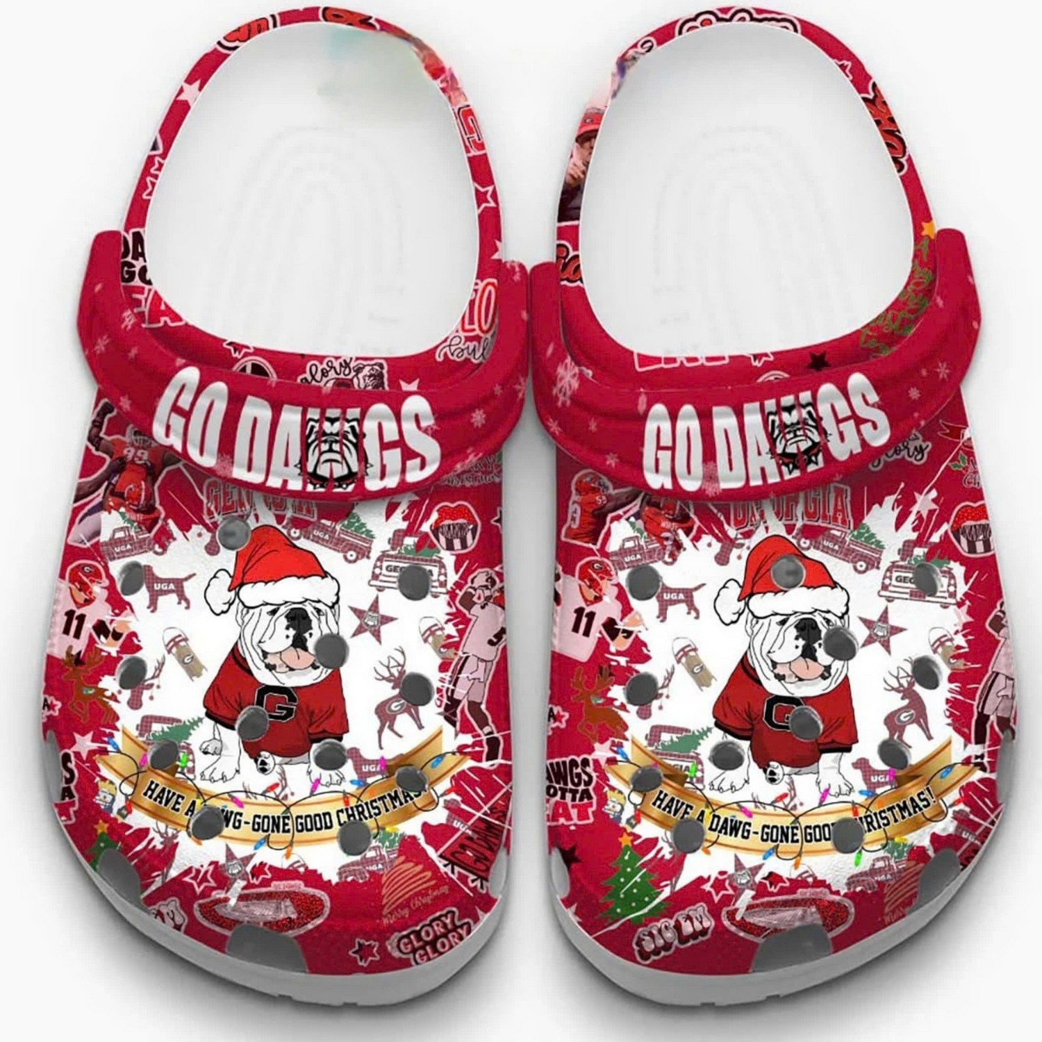 Georgia Bulldogs 2025 NCAA Sport Crocs Clogs For Men Women and Kids - GNL146572