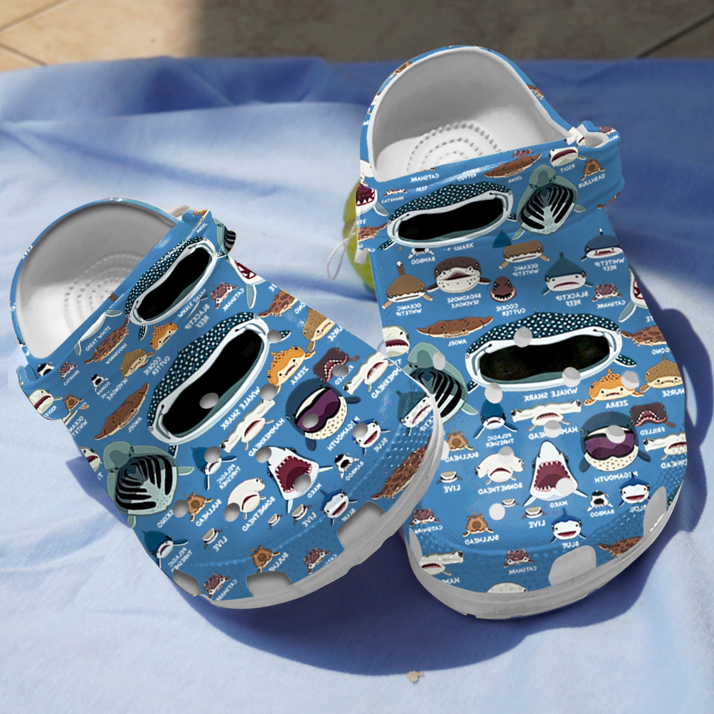 Sharks Of The World Crocs, Crocs Shoes Comfortable For Men Women and Kids