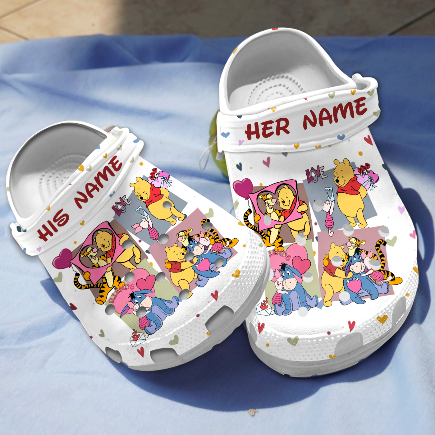 Winnie The Pooh Cartoon Crocs, Clogs Shoes Comfortable For Men Women and Kids - GNL1465905