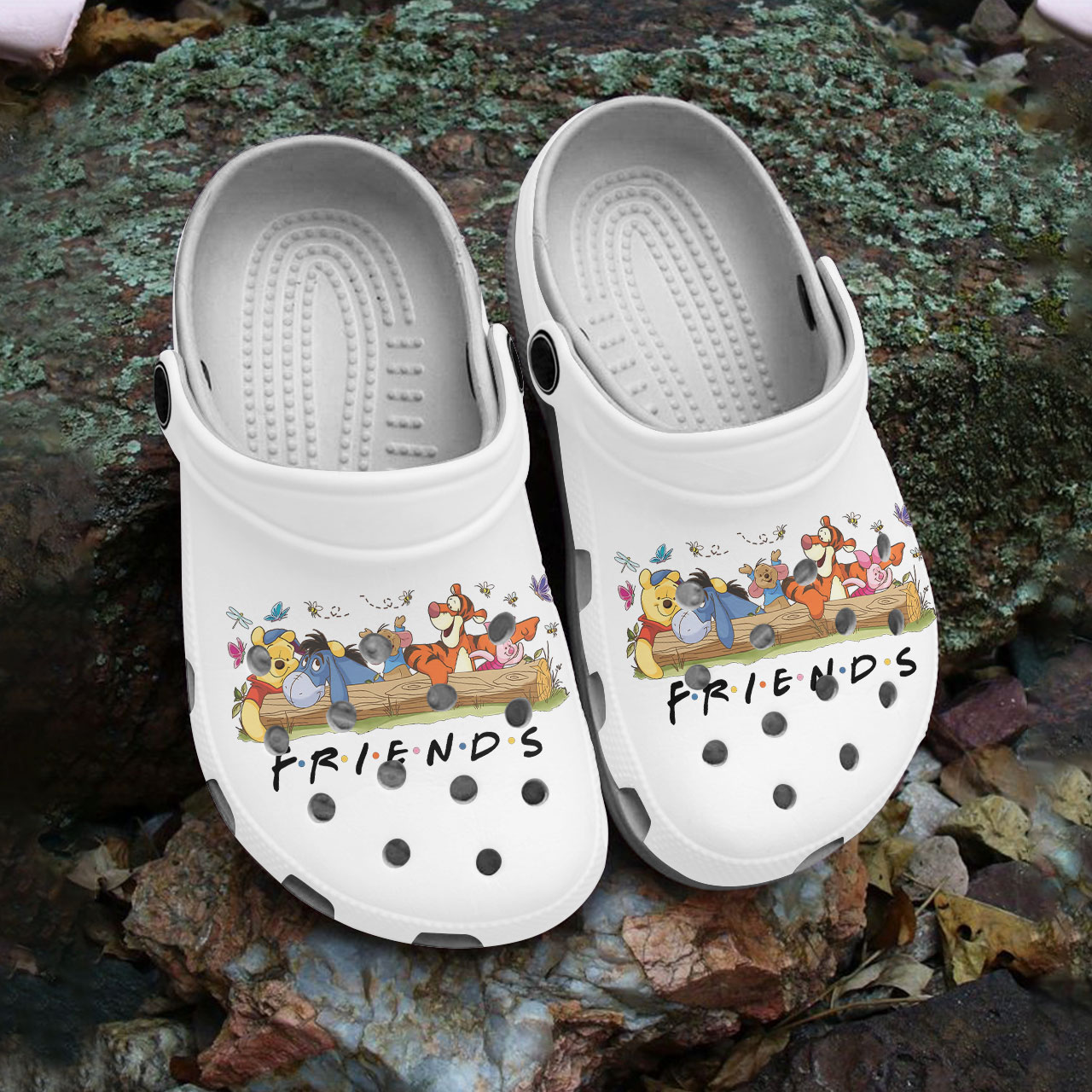 Winnie The Pooh Cartoon Crocs, Clogs Shoes Comfortable For Men Women and Kids - GNL1465913
