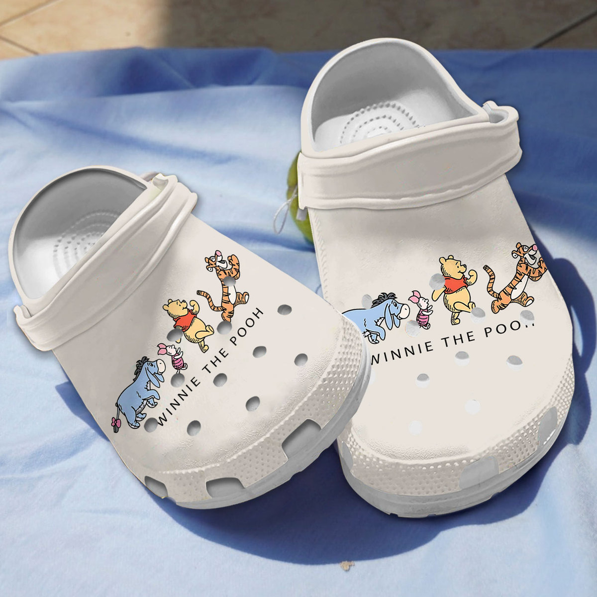 Winnie The Pooh Cartoon Crocs, Clogs Shoes Comfortable For Men Women and Kids - GNL1465918