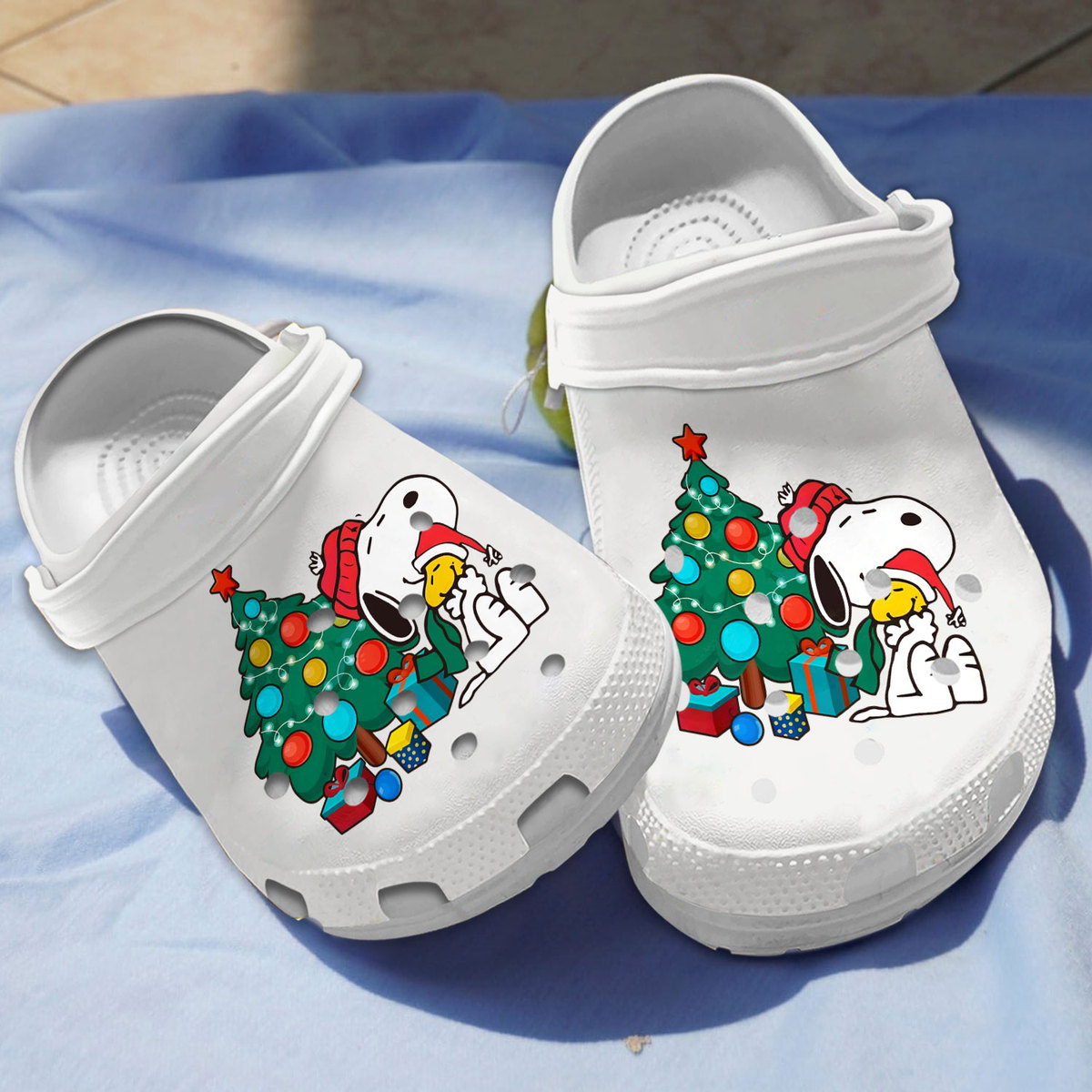 Snoopy Cartoon Christmas Crocs, Clogs Shoes Comfortable For Men Women and Kids - GNL1465917