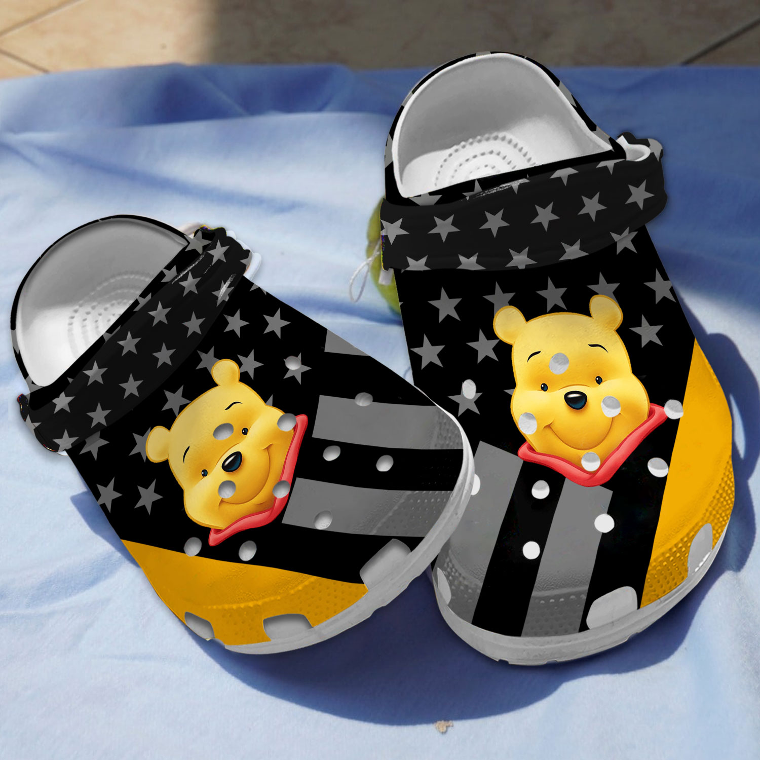 Winnie The Pooh Cartoon Crocs, Clogs Shoes Comfortable For Men Women and Kids - GNL1465969