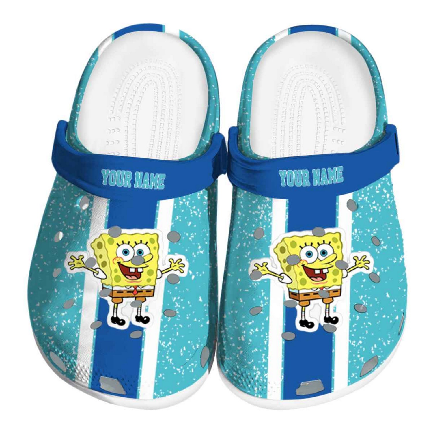 Spongebob Squarepants Cartoon Crocs, Clogs Shoes Comfortable For Men Women and Kids - GNL1465998