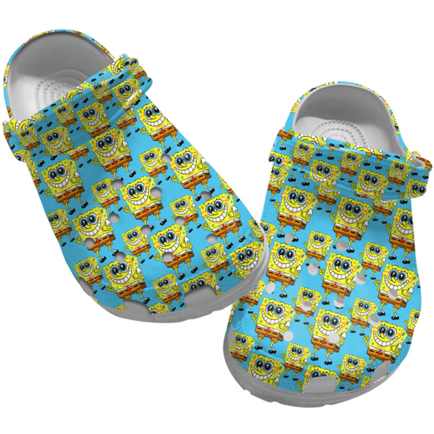 Spongebob Squarepants Cartoon Crocs, Clogs Shoes Comfortable For Men Women and Kids - GNL1466004