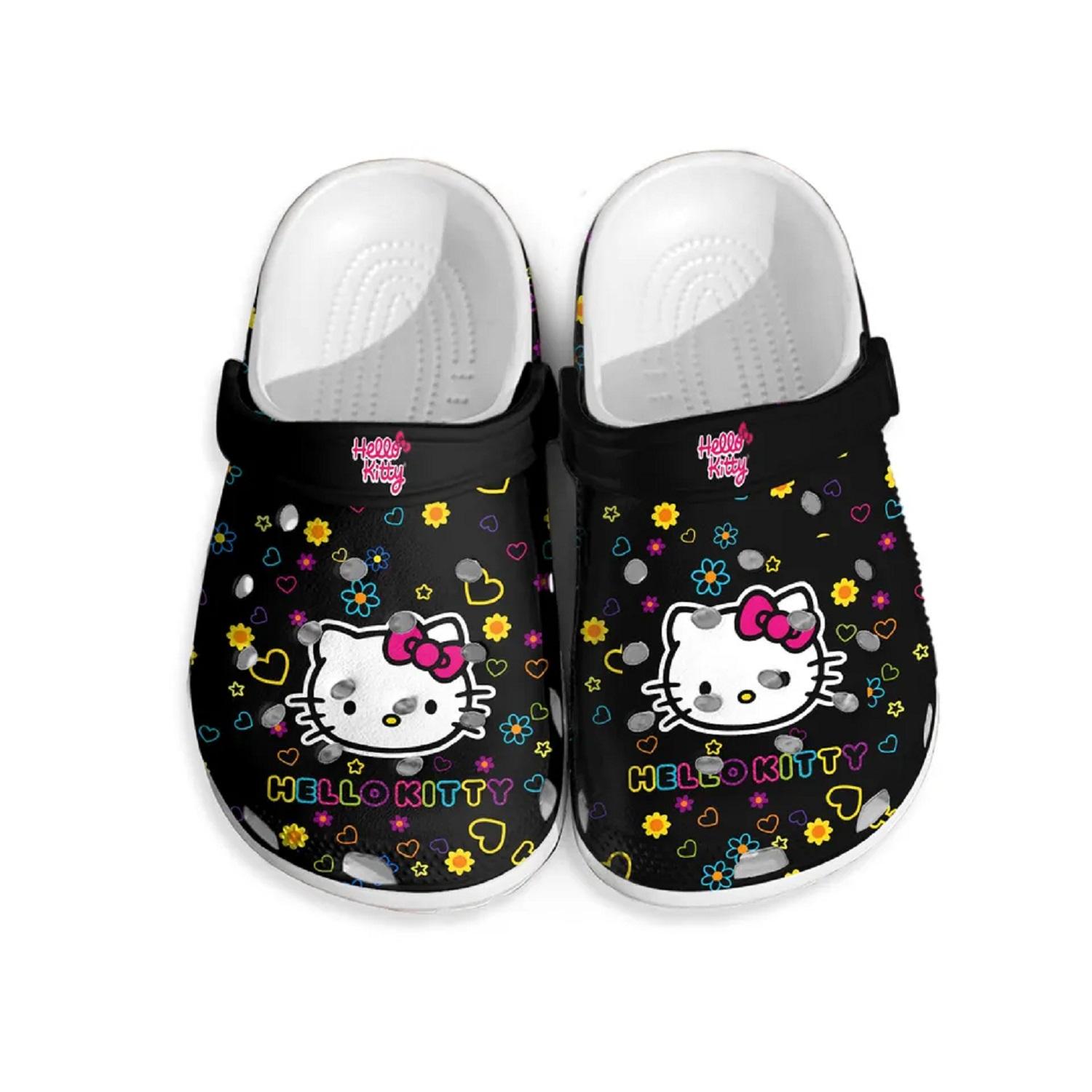 Hello Kitty Cartoon Crocs, Clogs Shoes Comfortable For Men Women and Kids - GNL1466035