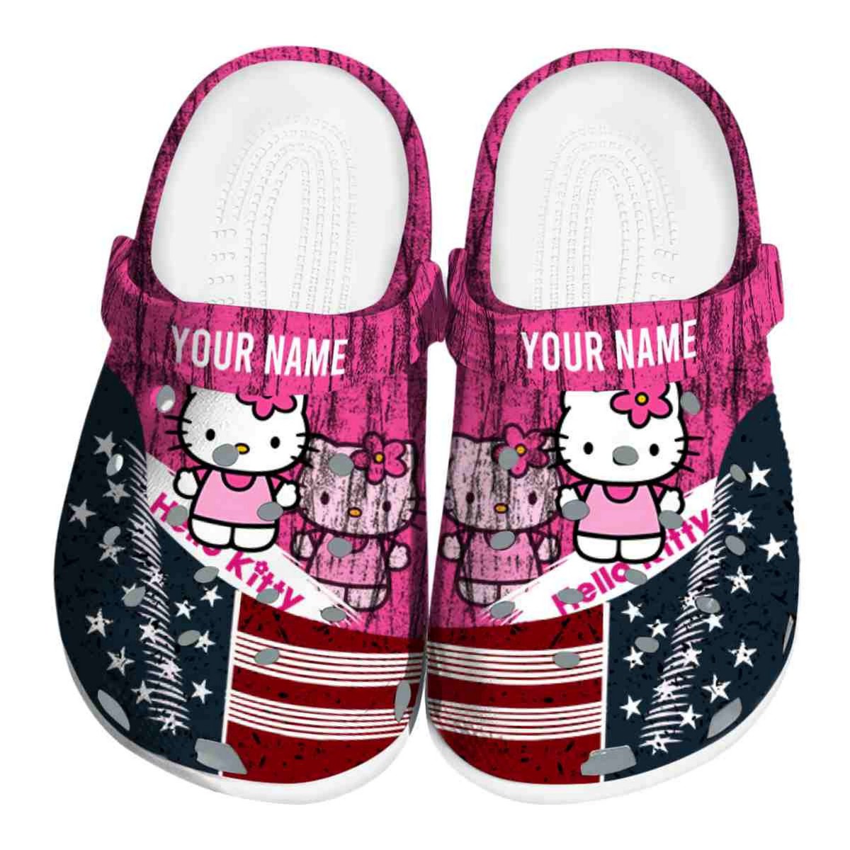 Hello Kitty Cartoon Crocs, Clogs Shoes Comfortable For Men Women and Kids - GNL1466043