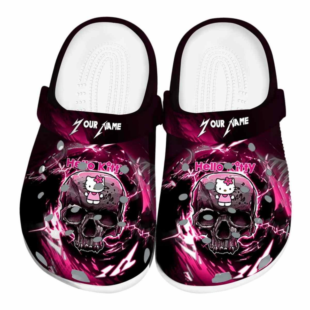 Hello Kitty Cartoon Crocs, Clogs Shoes Comfortable For Men Women and Kids - GNL1466050