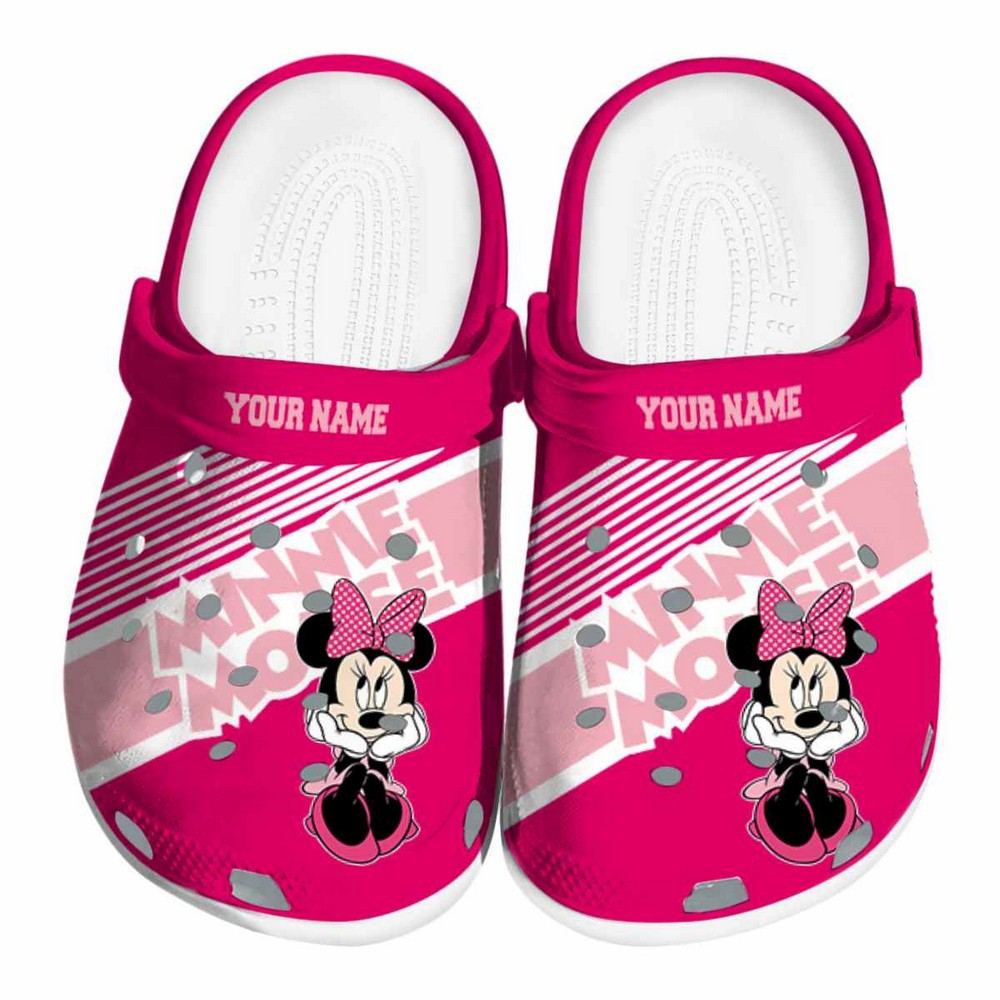 Minnie Mouse Cartoon Crocs, Clogs Shoes Comfortable For Men Women and Kids - GNL1466113