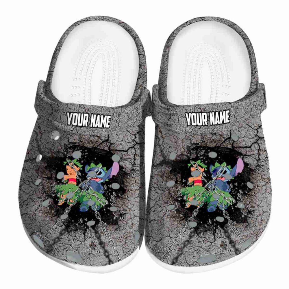 Lilo And Stitch Cartoon Crocs, Clogs Shoes Comfortable For Men Women and Kids - GNL1466149
