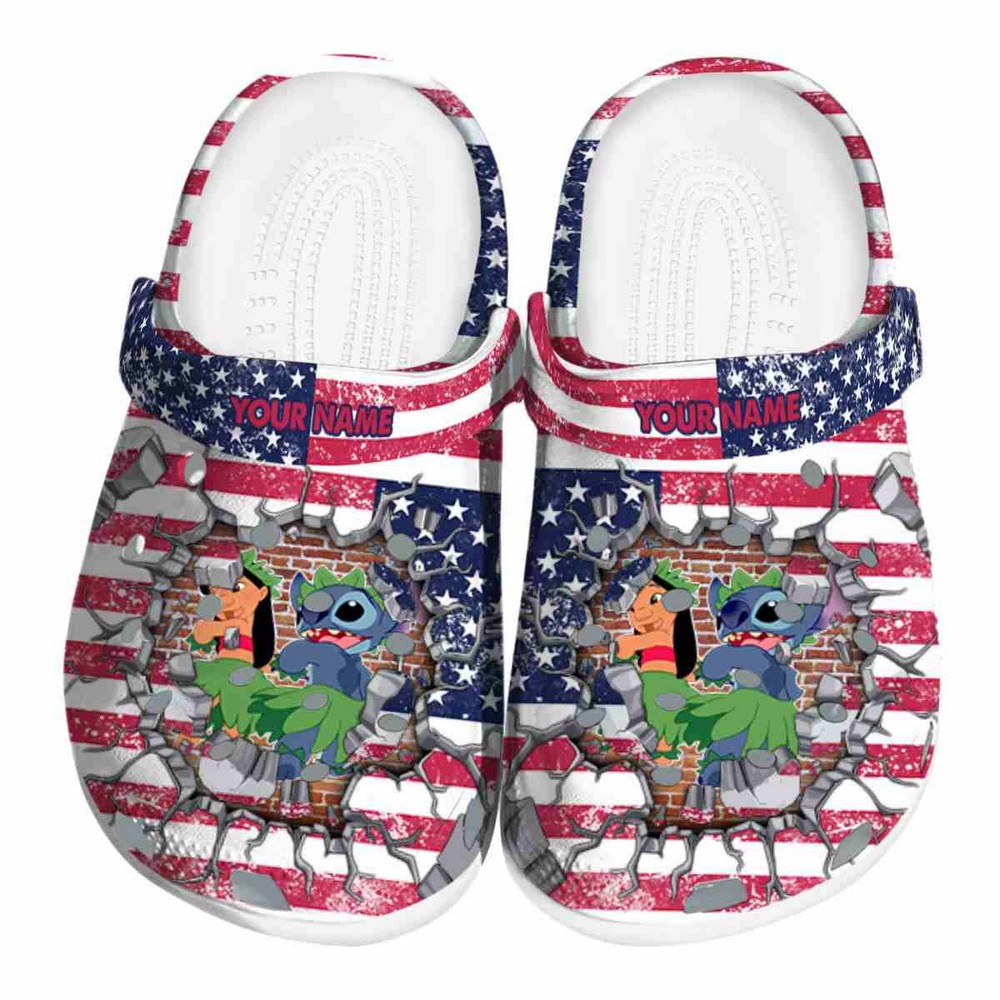 Lilo And Stitch Cartoon Crocs, Clogs Shoes Comfortable For Men Women and Kids - GNL1466159