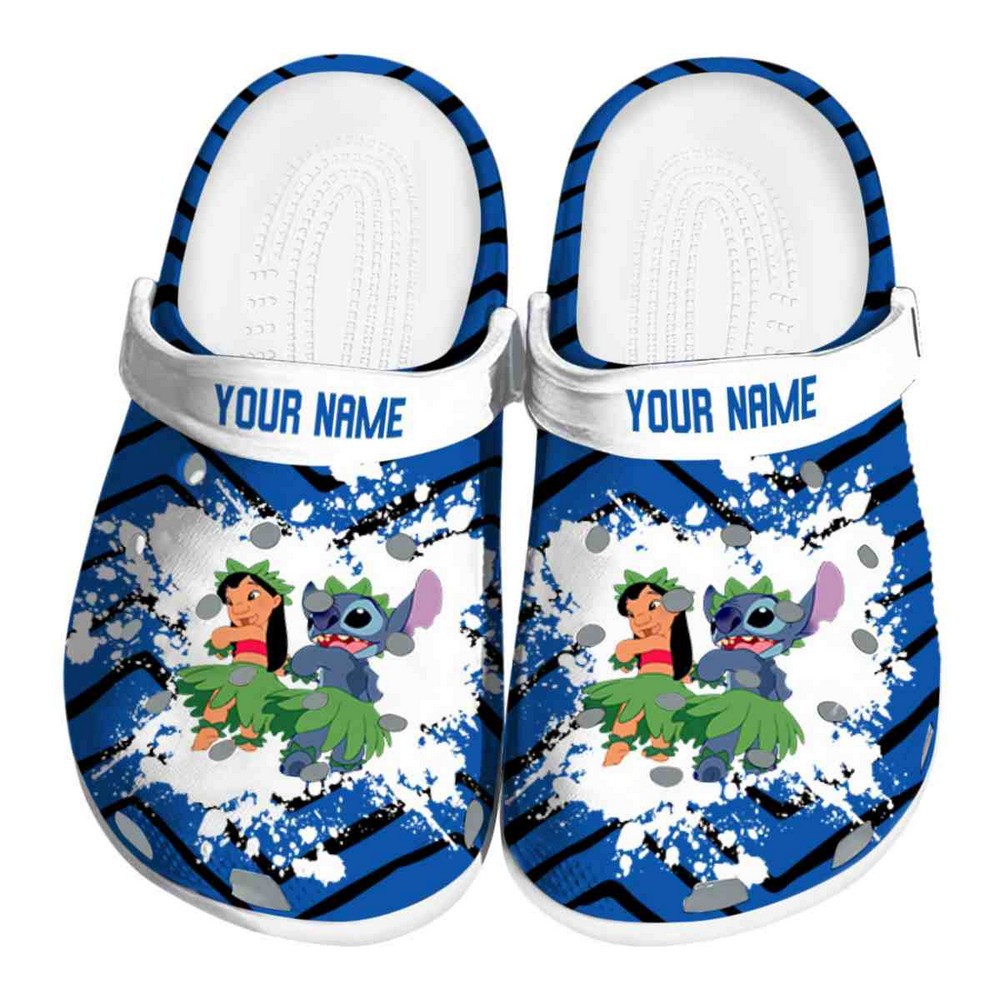 Lilo And Stitch Cartoon Crocs, Clogs Shoes Comfortable For Men Women and Kids - GNL1466158