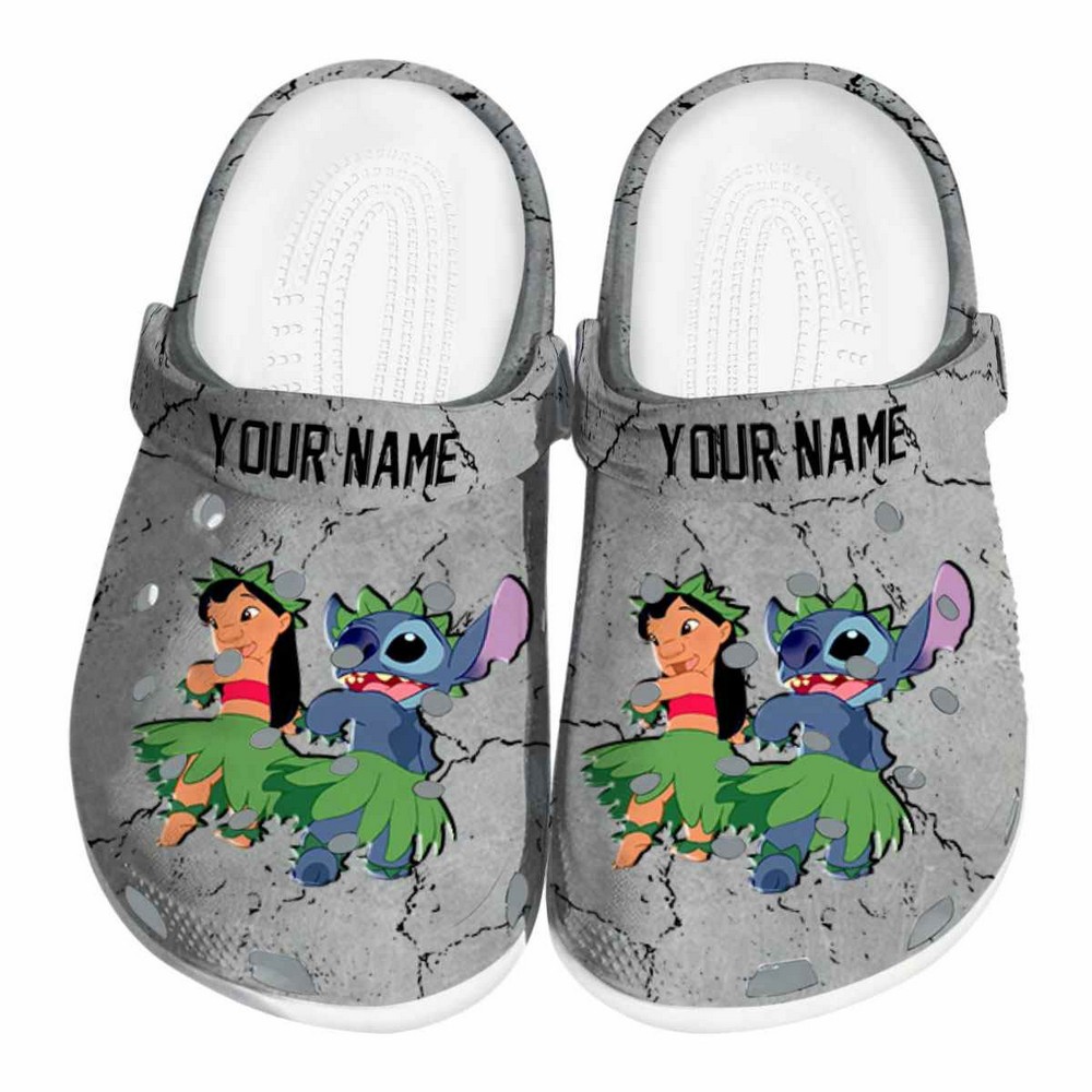 Lilo And Stitch Cartoon Crocs, Clogs Shoes Comfortable For Men Women and Kids - GNL1466168