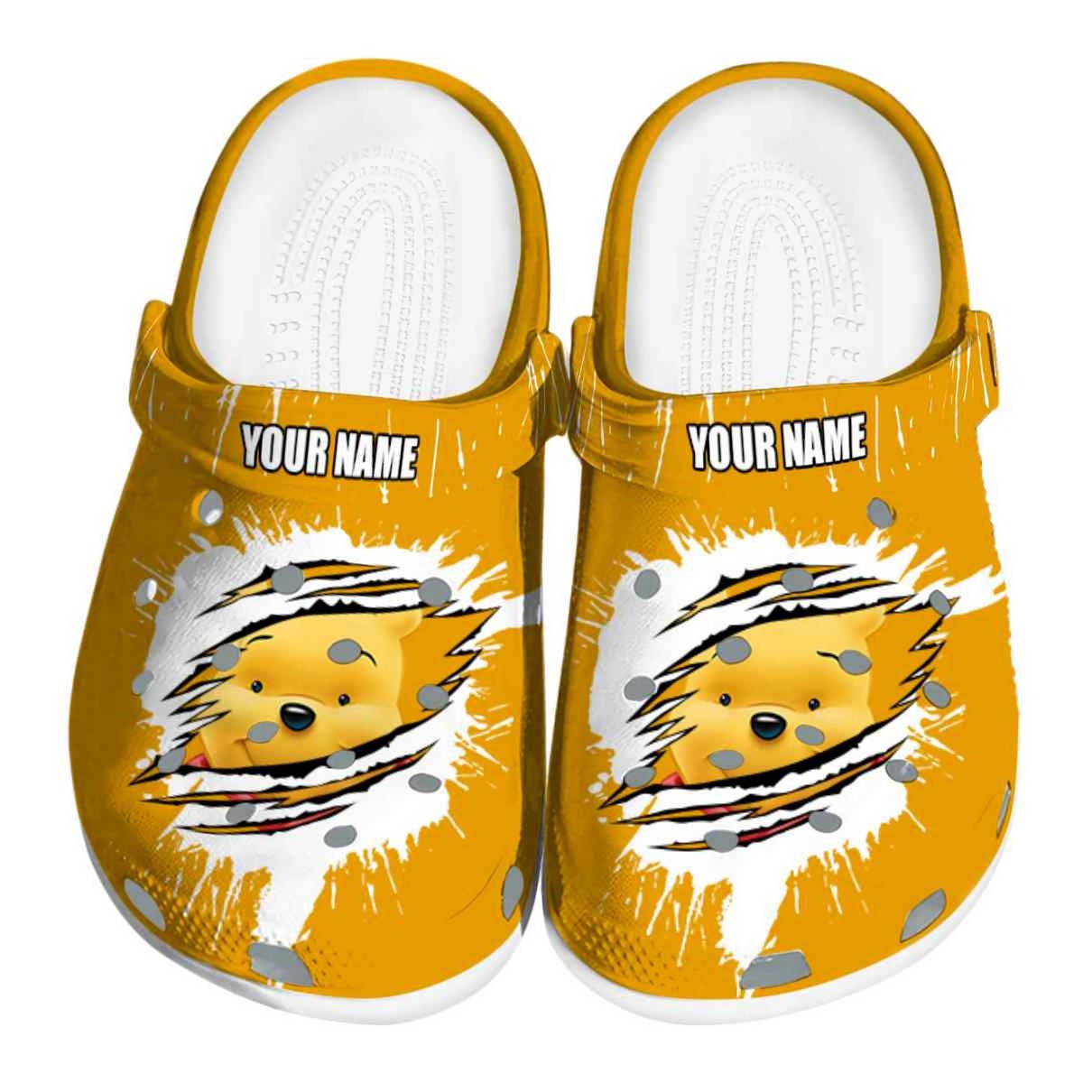 Winnie The Pooh Cartoon Crocs, Clogs Shoes Comfortable For Men Women and Kids - GNL1466176