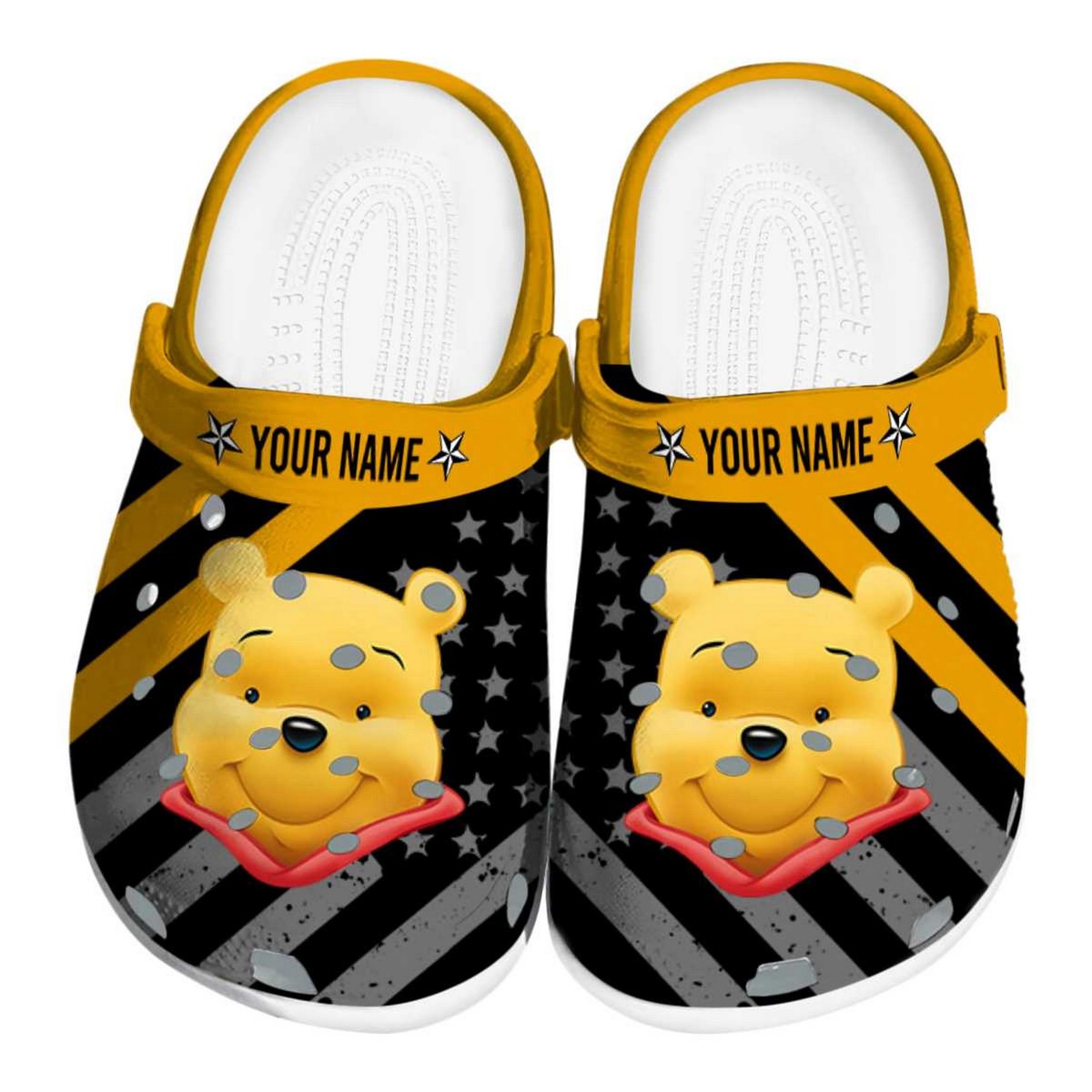 Winnie The Pooh Cartoon Crocs, Clogs Shoes Comfortable For Men Women and Kids - GNL1466208