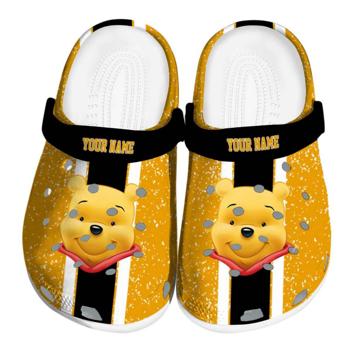 Winnie The Pooh Cartoon Crocs, Clogs Shoes Comfortable For Men Women and Kids - GNL1466214