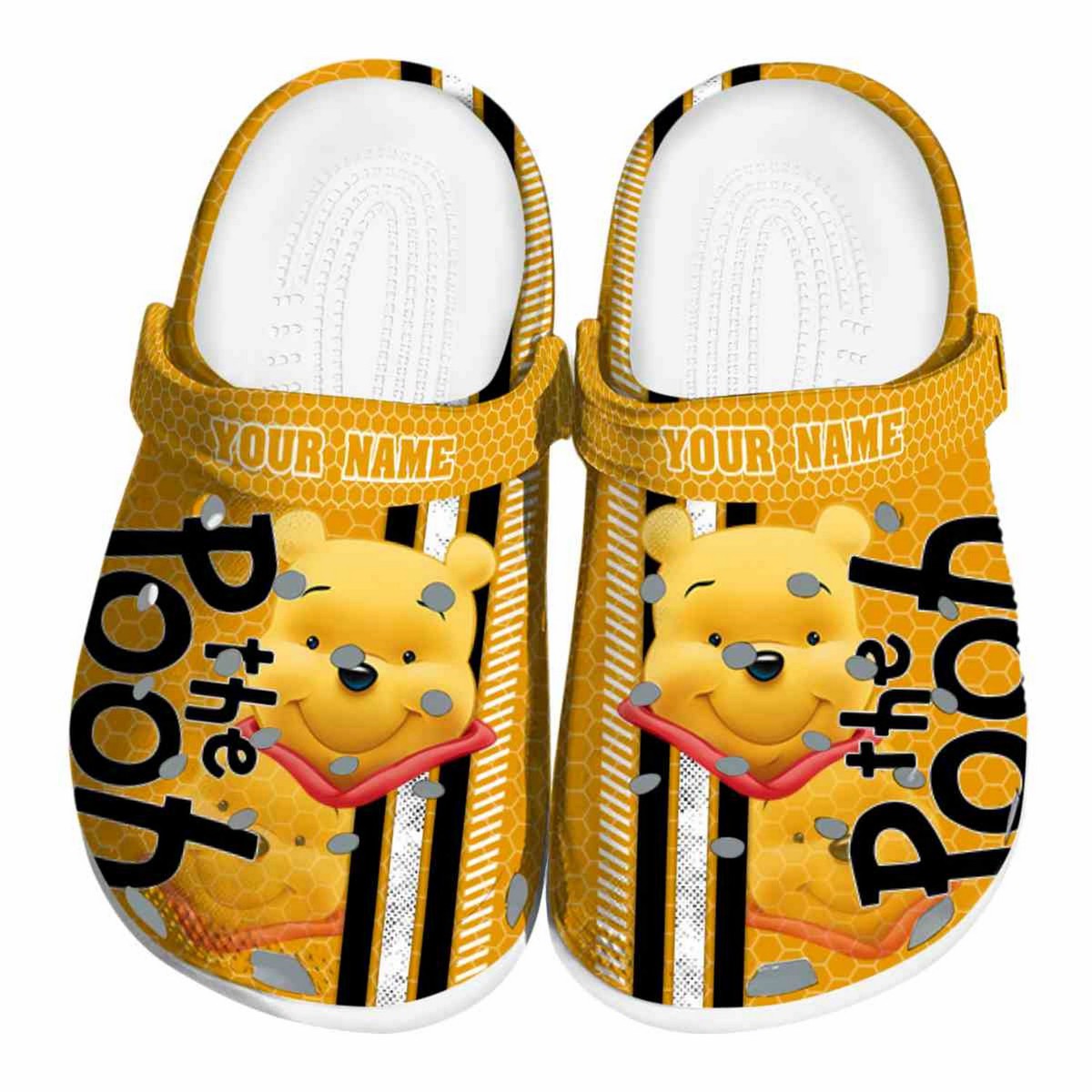 Winnie The Pooh Cartoon Crocs, Clogs Shoes Comfortable For Men Women and Kids - GNL1466209