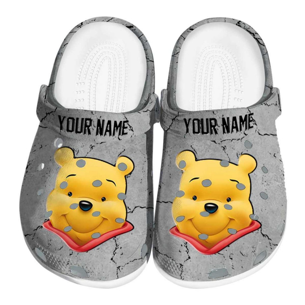 Winnie The Pooh Cartoon Crocs, Clogs Shoes Comfortable For Men Women and Kids - GNL1466211