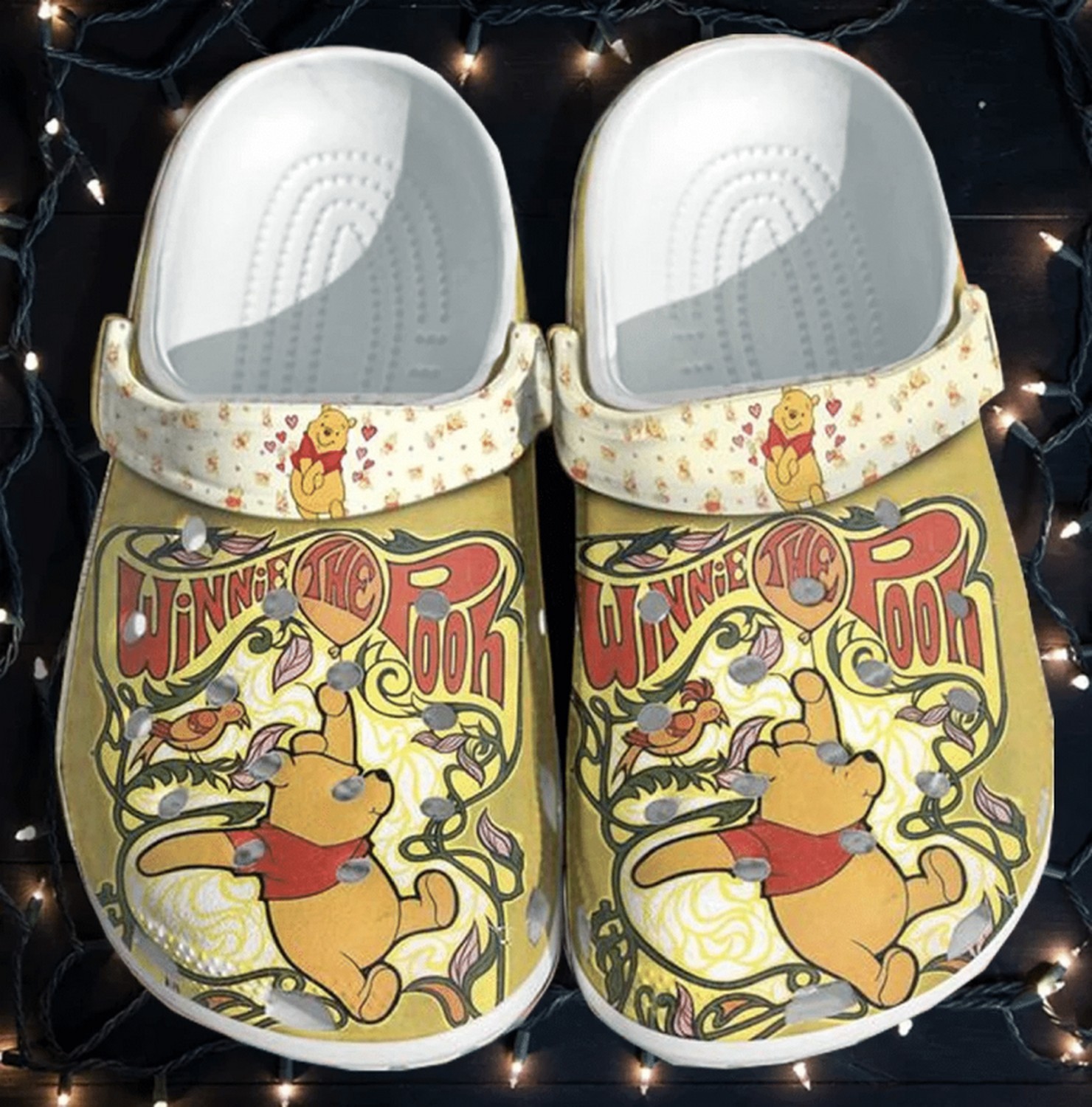 Winnie The Pooh Cartoon Crocs, Clogs Shoes Comfortable For Men Women and Kids - GNL1466225