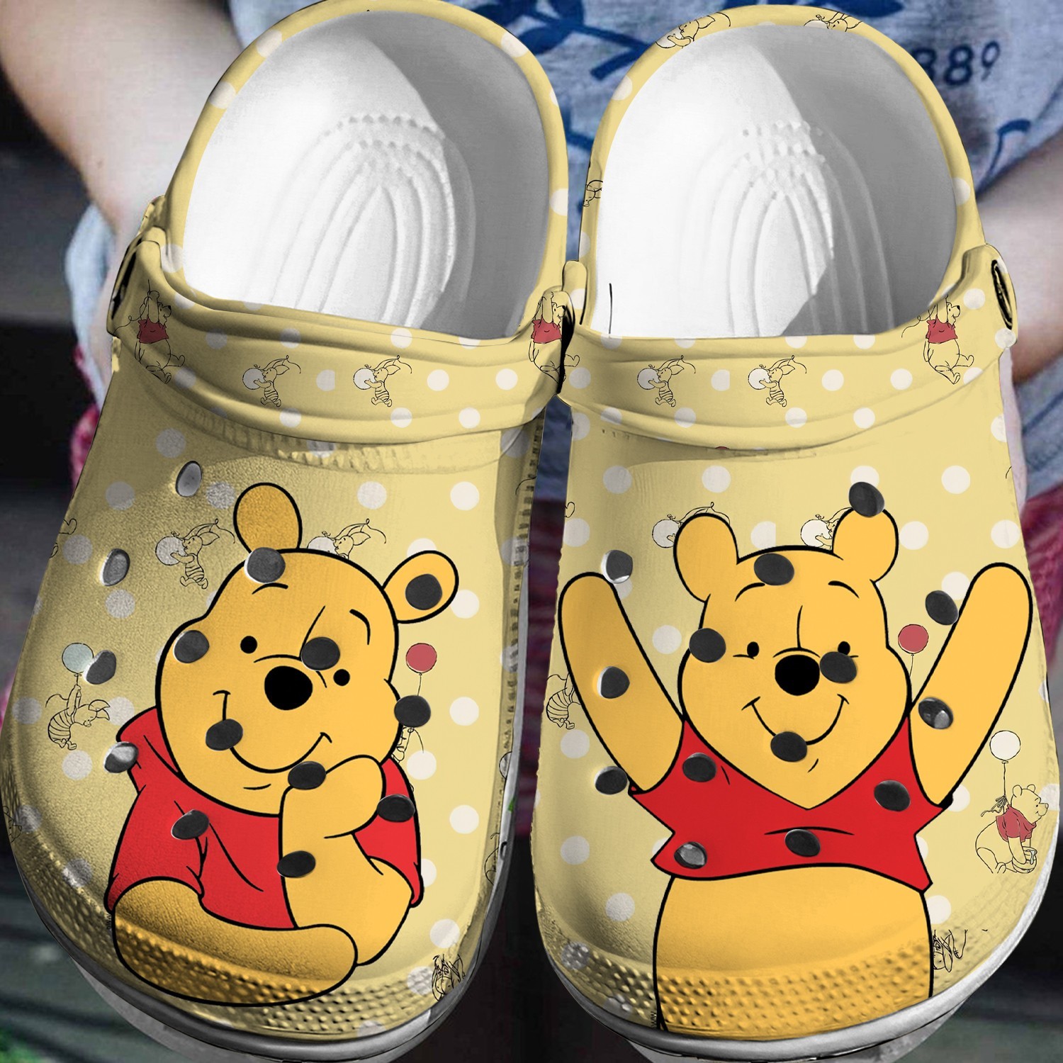 Winnie The Pooh Cartoon Crocs, Clogs Shoes Comfortable For Men Women and Kids - GNL1466222