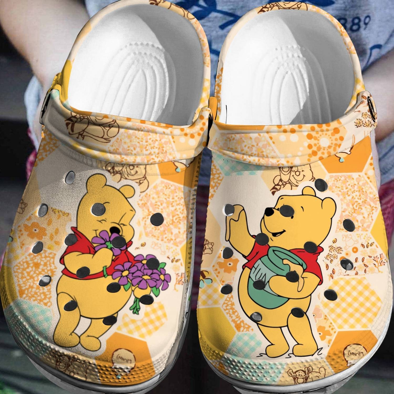 Winnie The Pooh Cartoon Crocs, Clogs Shoes Comfortable For Men Women and Kids - GNL1466218