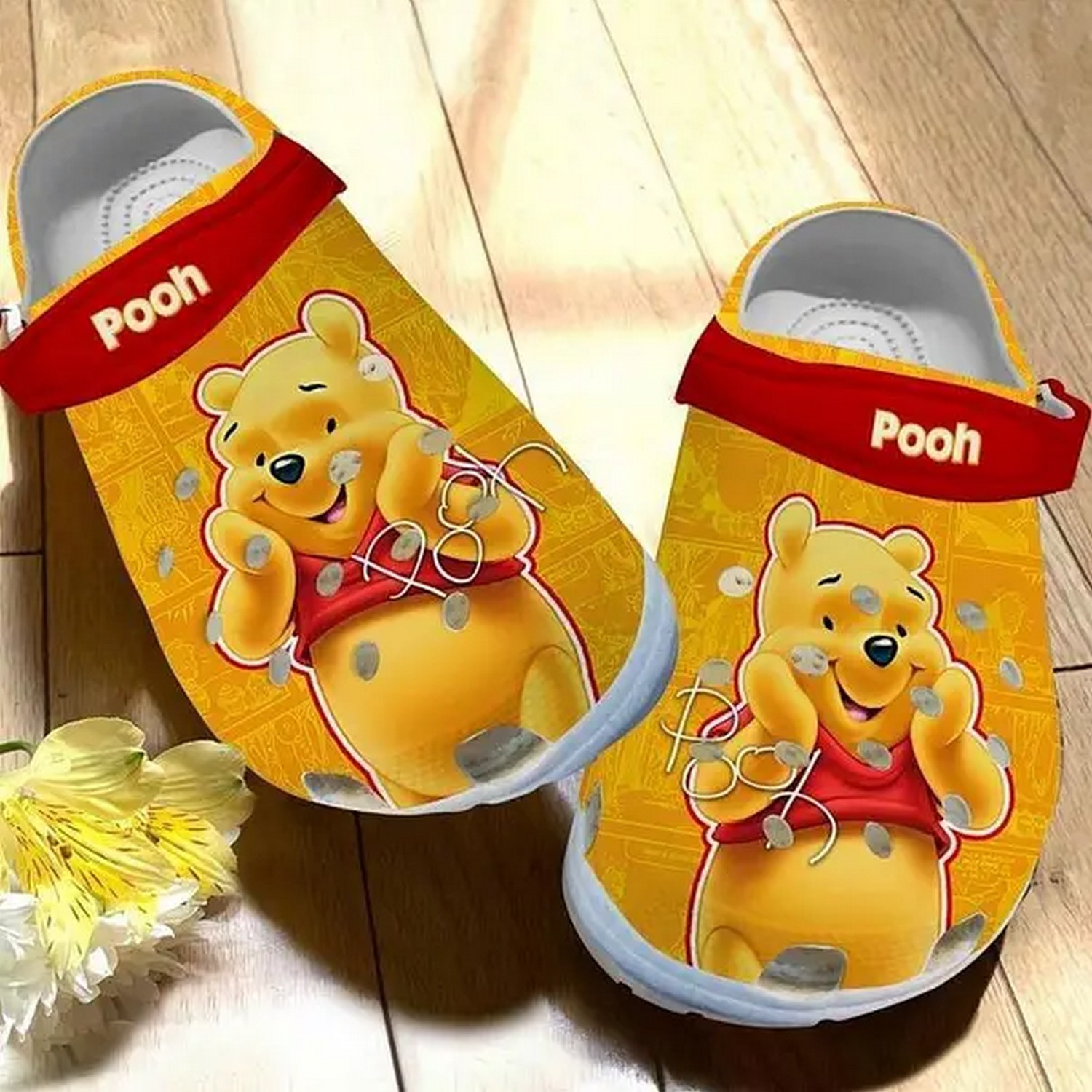 Winnie The Pooh Cartoon Crocs, Clogs Shoes Comfortable For Men Women and Kids - GNL1466221