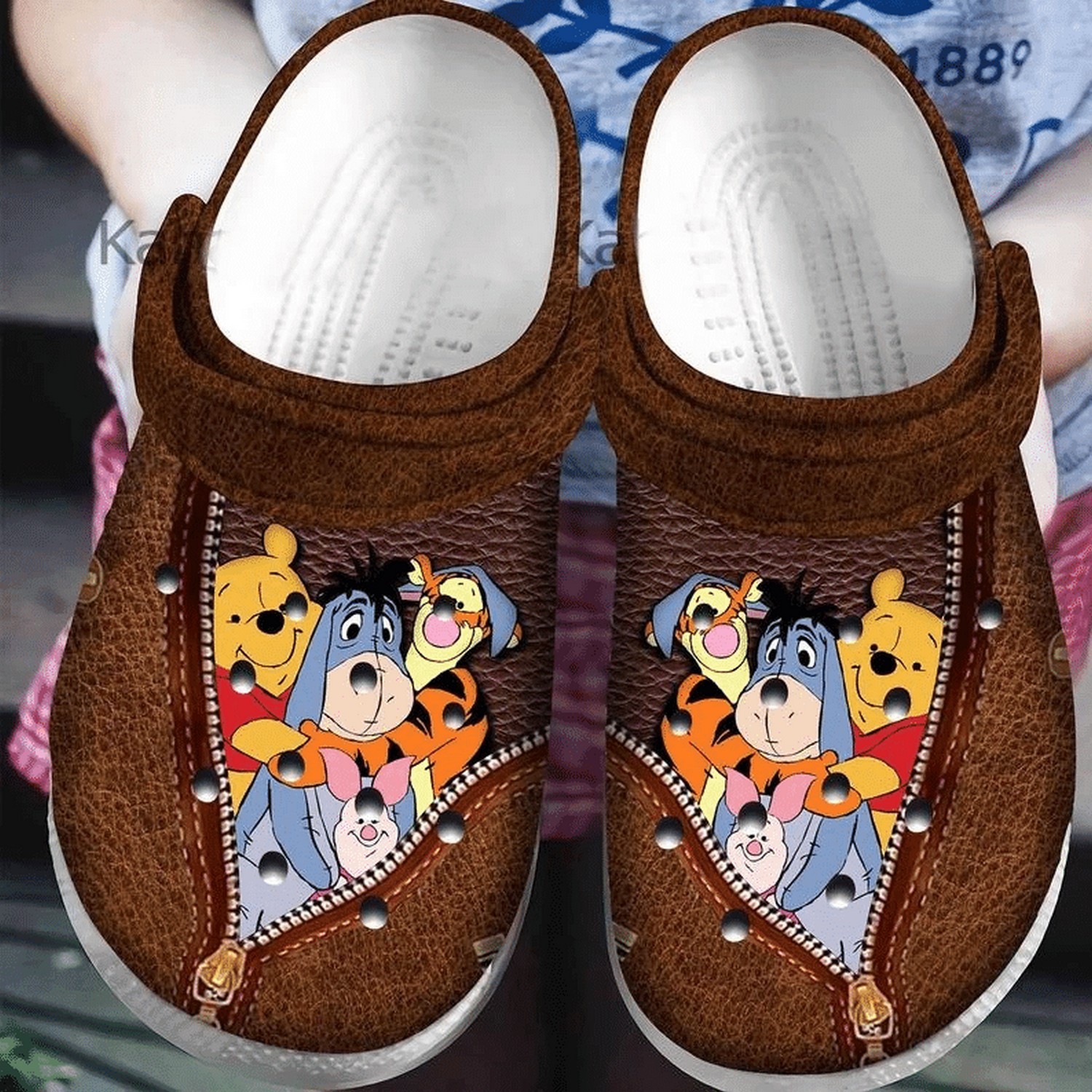 Winnie The Pooh Cartoon Crocs, Clogs Shoes Comfortable For Men Women and Kids - GNL1466223