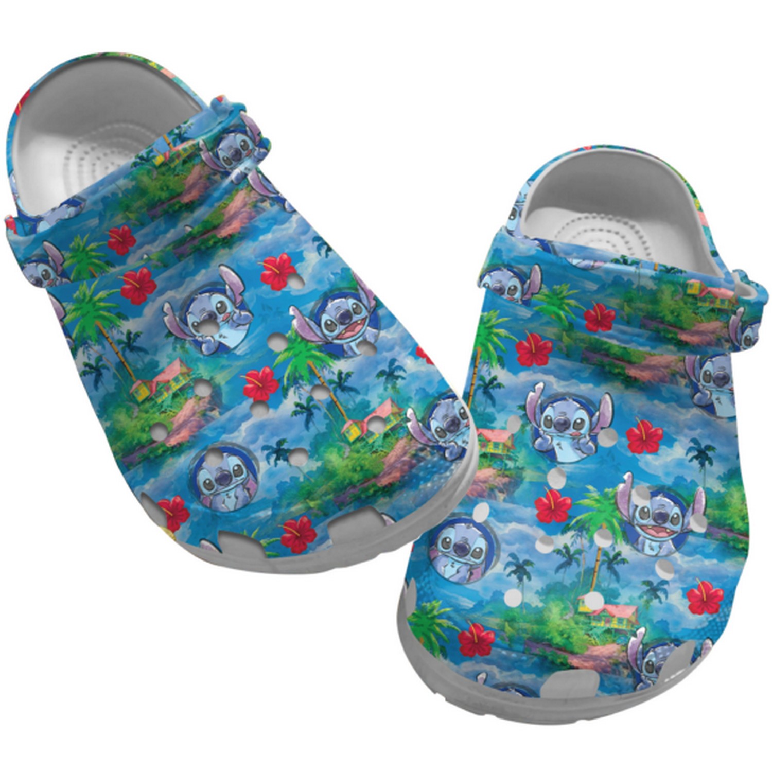 Stitch Cartoon Crocs, Clogs Shoes Comfortable For Men Women and Kids - GNL1466234