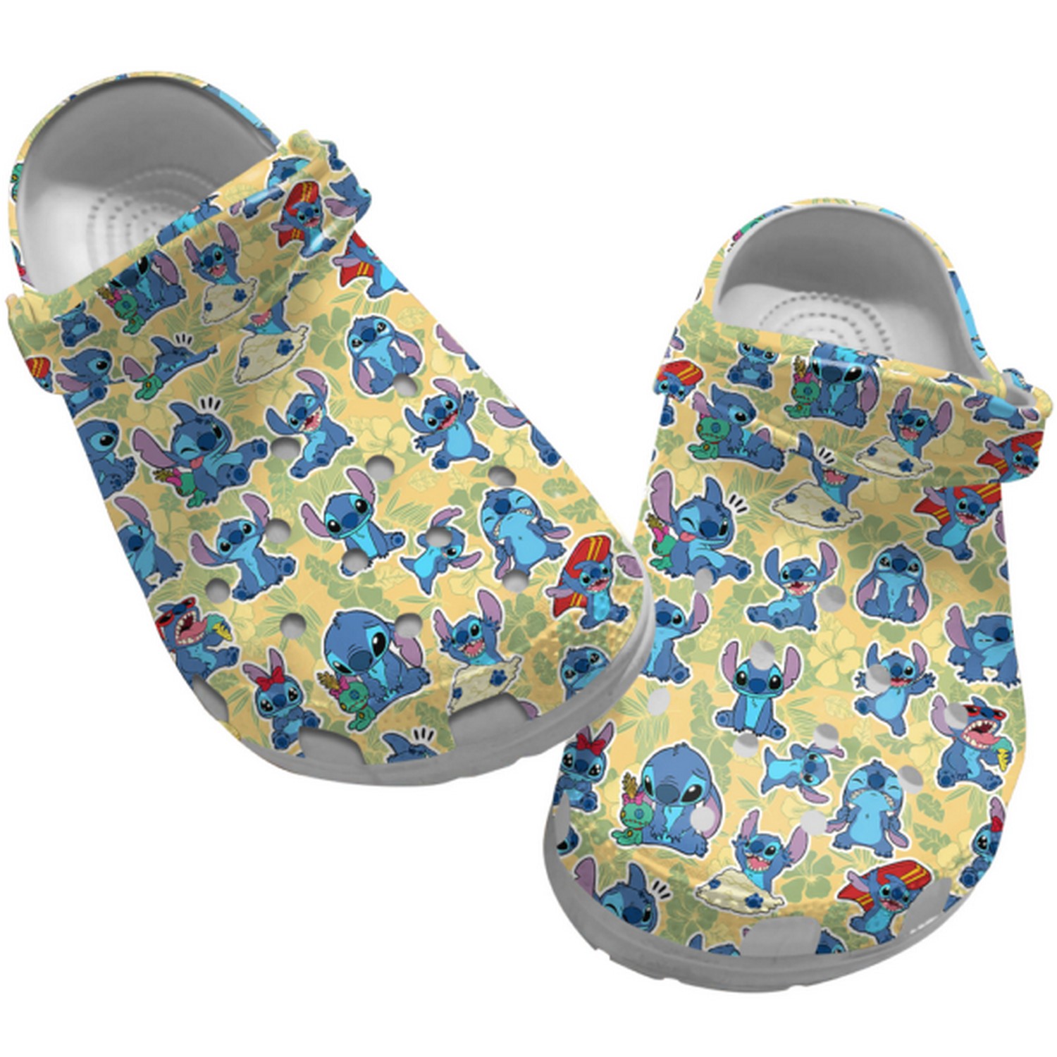 Stitch Cartoon Crocs, Clogs Shoes Comfortable For Men Women and Kids - GNL1466242