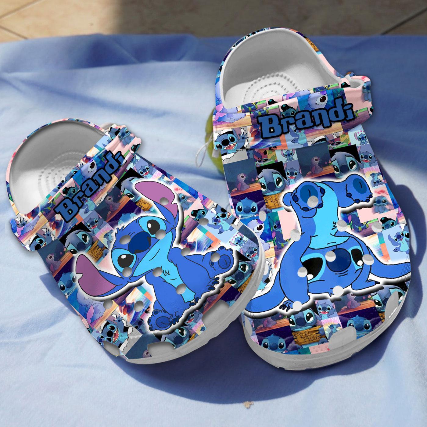 Stitch Cartoon Crocs, Clogs Shoes Comfortable For Men Women and Kids - GNL1466246