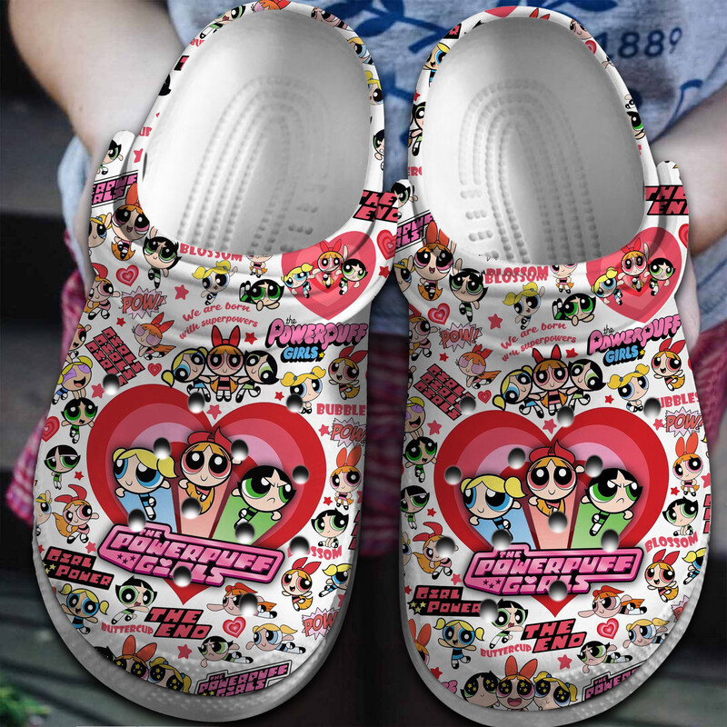 The Powerpuff Girls Cartoon Crocs, Clogs Shoes Comfortable For Men Women and Kids - GNL1466272