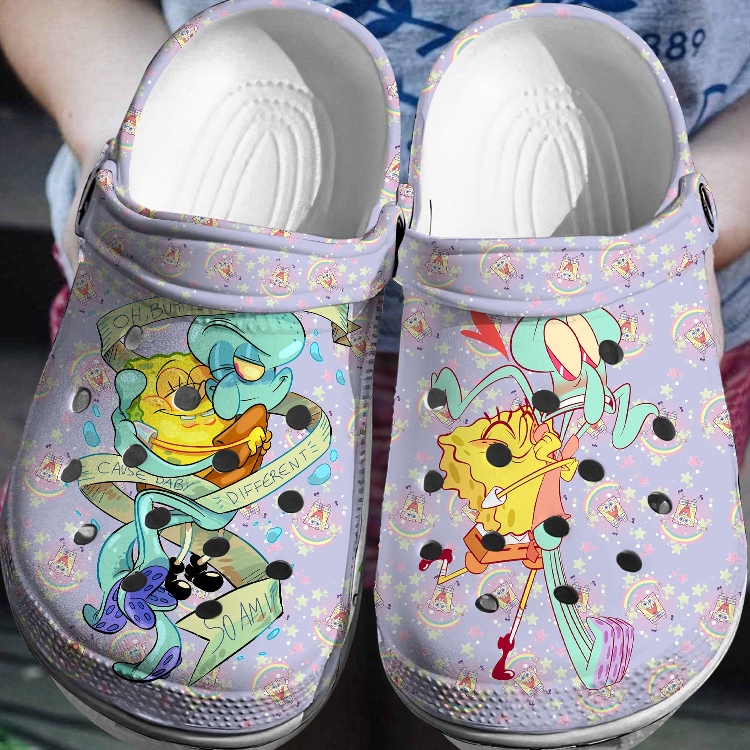 Spongebob Squarepants Cartoon Crocs, Clogs Shoes Comfortable For Men Women and Kids - GNL1466305