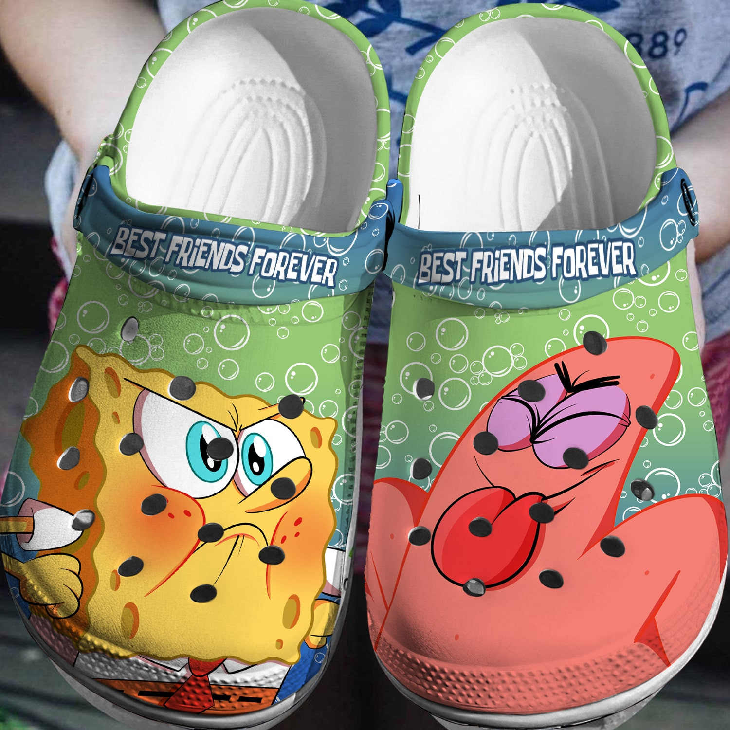 Spongebob Squarepants Cartoon Crocs, Clogs Shoes Comfortable For Men Women and Kids - GNL1466302