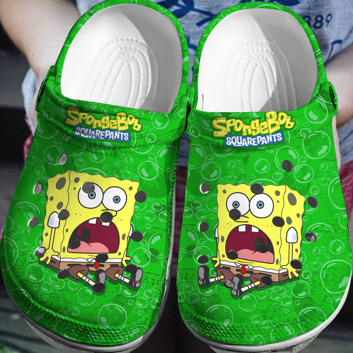 Spongebob Squarepants Cartoon Crocs, Clogs Shoes Comfortable For Men Women and Kids - GNL1466304