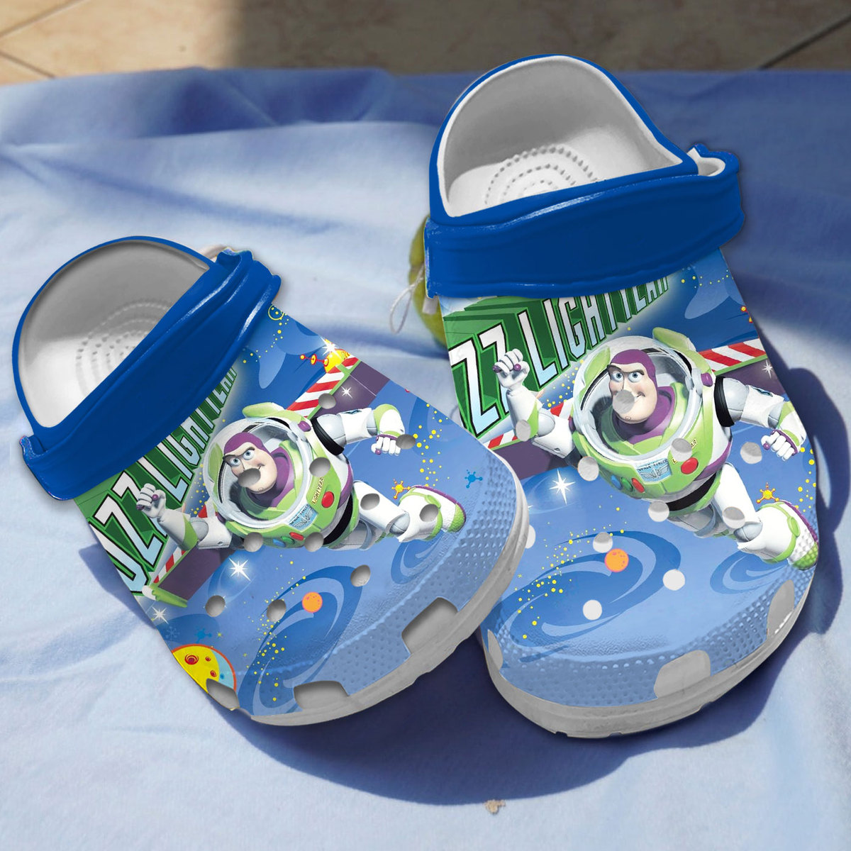 Buzz Lightyear Toy Story Cartoon Crocs, Clogs Shoes Comfortable For Men Women and Kids - GNL1466332