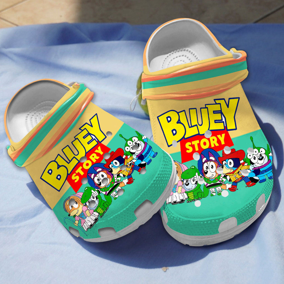 Bluey Cartoon Crocs, Clogs Shoes Comfortable For Men Women and Kids - GNL1466369