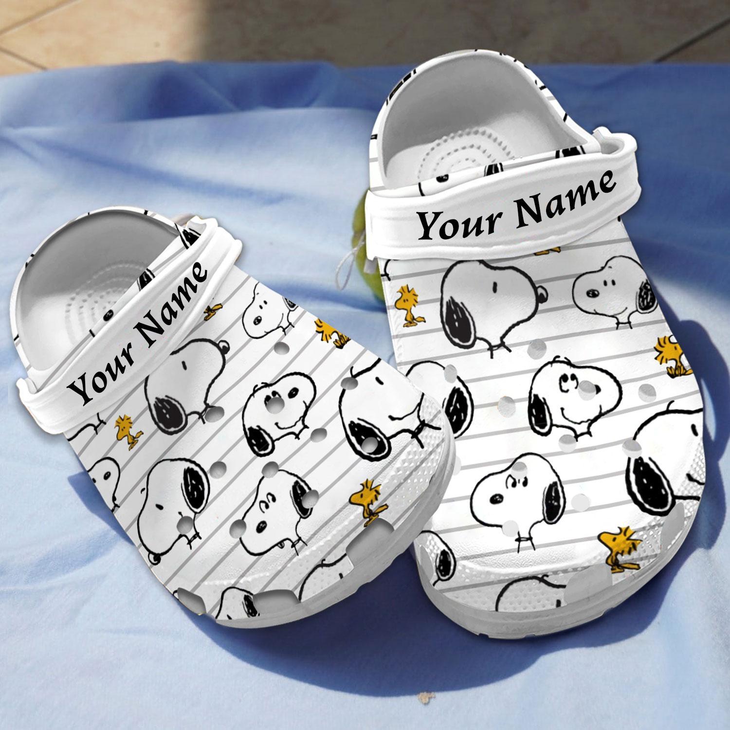 Snoopy Peanuts Cartoon Crocs, Clogs Shoes Comfortable For Men Women and Kids - GNL1466380