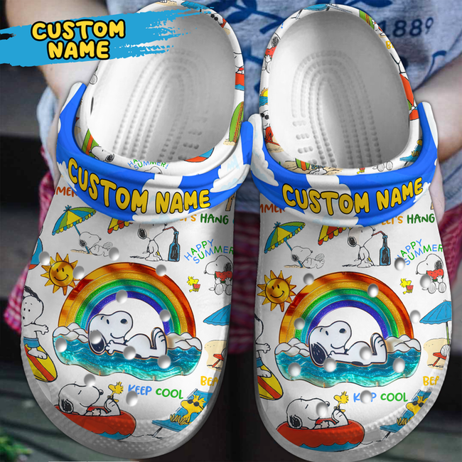 Snoopy Peanuts Cartoon Crocs, Clogs Shoes Comfortable For Men Women and Kids - GNL1466394