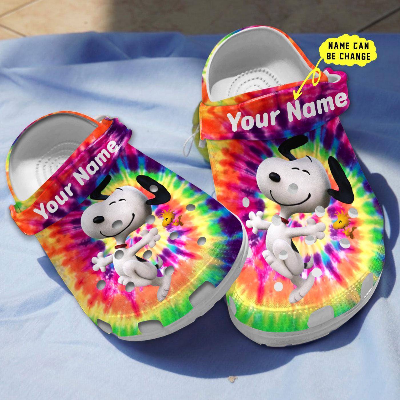 Snoopy Peanuts Cartoon Crocs, Clogs Shoes Comfortable For Men Women and Kids - GNL1466407