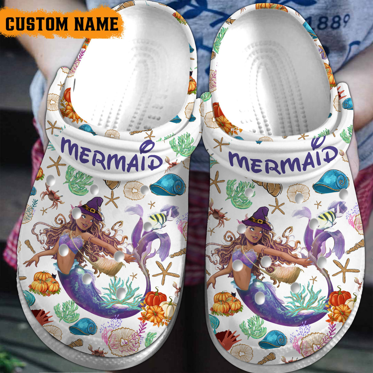 The Little Mermaid Cartoon Crocs, Clogs Shoes Comfortable For Men Women and Kids - GNL1466412