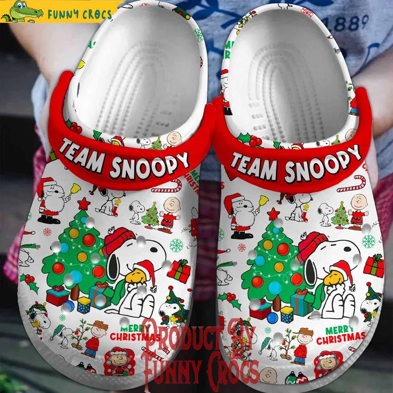 Snoopy Cartoon Christmas Crocs, Clogs Shoes Comfortable For Men Women and Kids - GNL1466424
