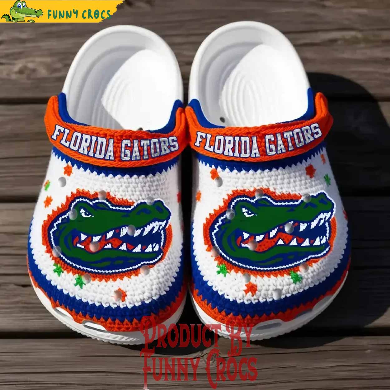 Knit Effect Florida Gators 2025 NCAA Sport Crocs Clogs For Men Women and Kids