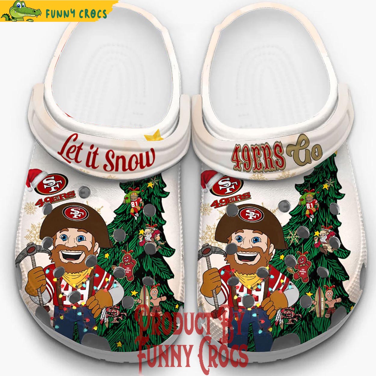 San Francisco 49ers NFL Sport Christmas Crocs For Men Women and Kids - GNL1461407