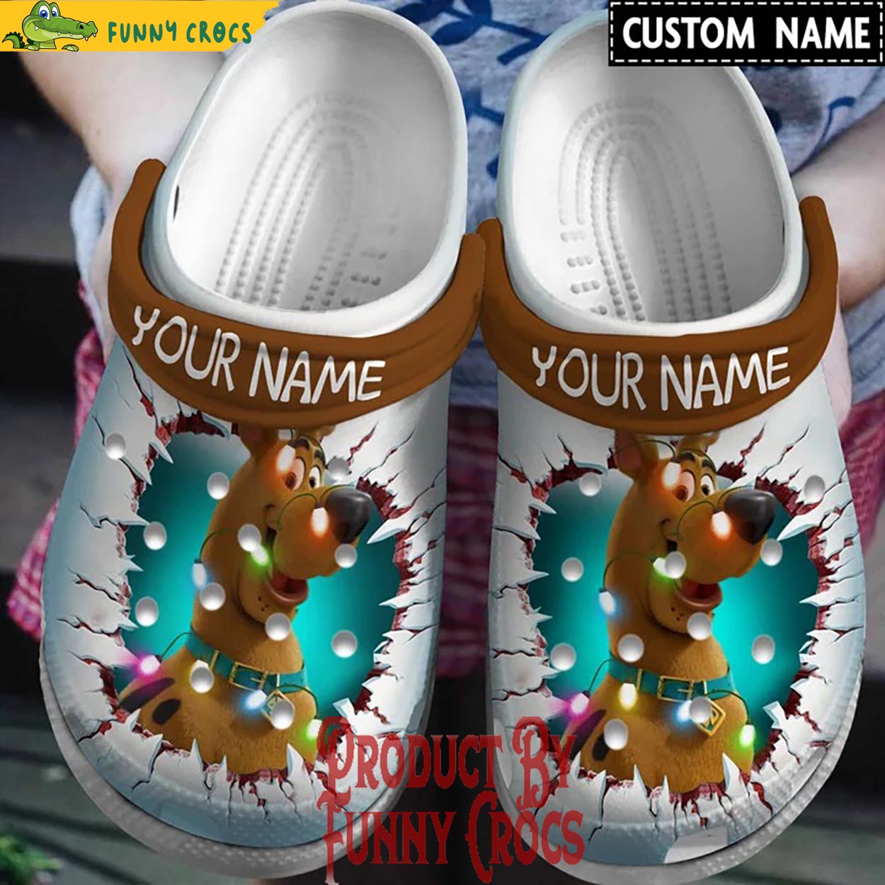 Scooby Doo Cartoon Christmas Crocs, Clogs Shoes Comfortable For Men Women and Kids - GNL1466430