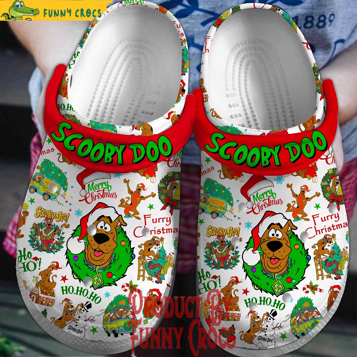 Scooby Doo Cartoon Christmas Crocs, Clogs Shoes Comfortable For Men Women and Kids - GNL1466456
