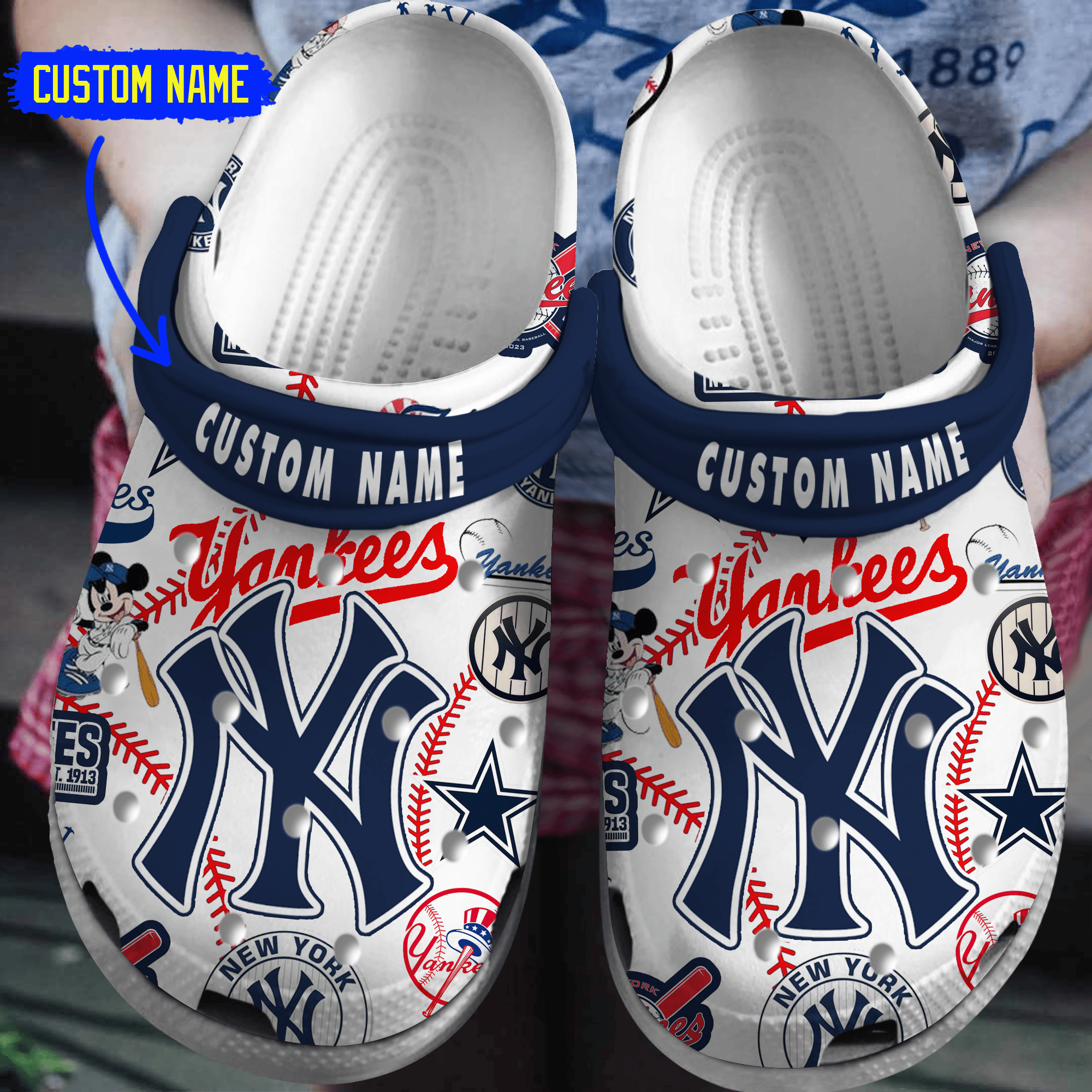 New York Yankees MLB Crocs Shoes Comfortable For Men Women and Kids - GNL16075