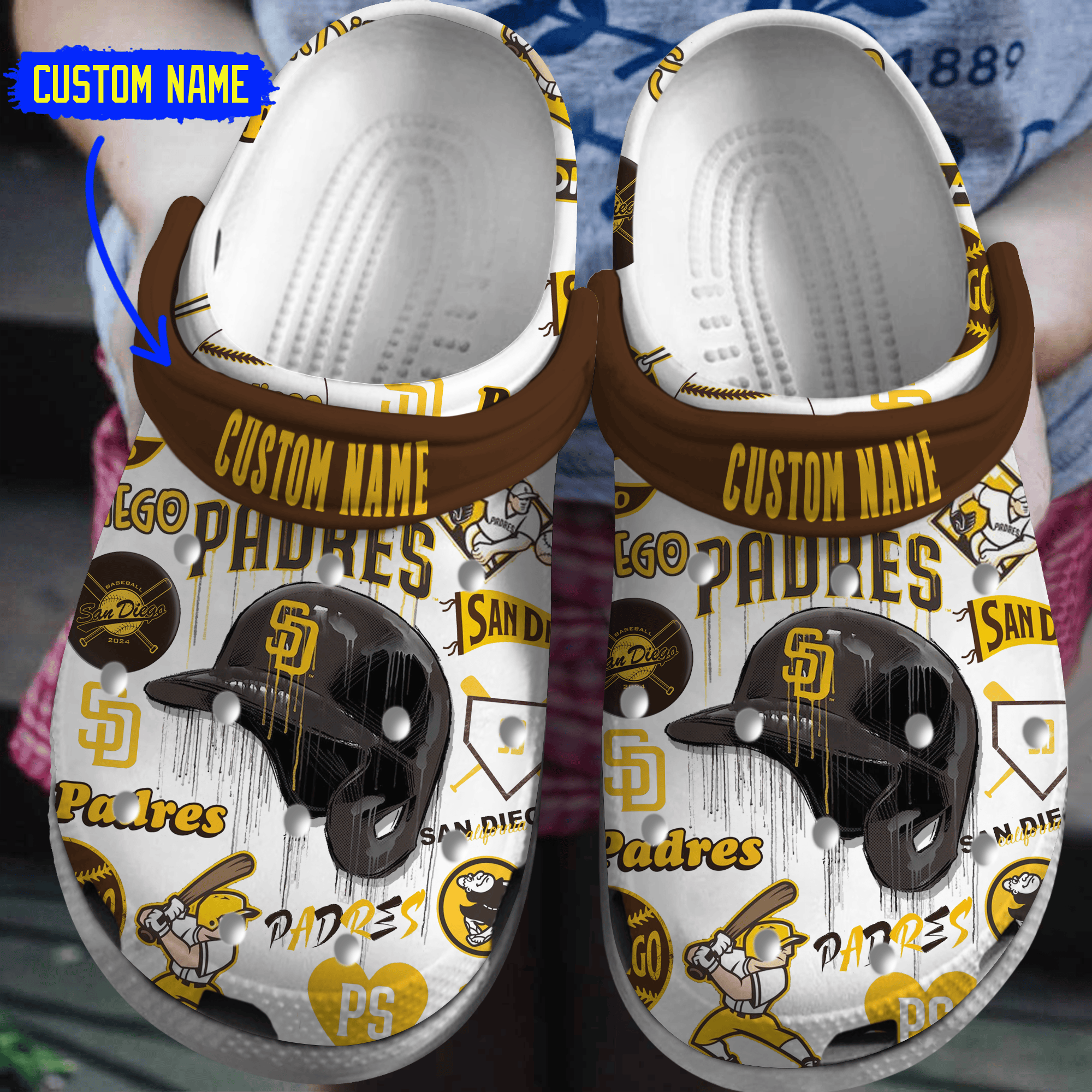 San Diego Padres MLB Crocs Shoes Comfortable For Men Women and Kids - GNL16076