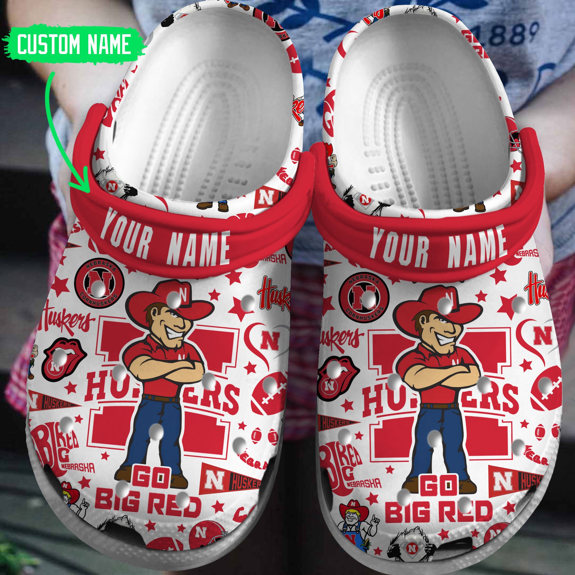 Nebraska Cornhuskers 2025 NCAA Sport Crocs Clogs For Men Women and Kids - GNL146600